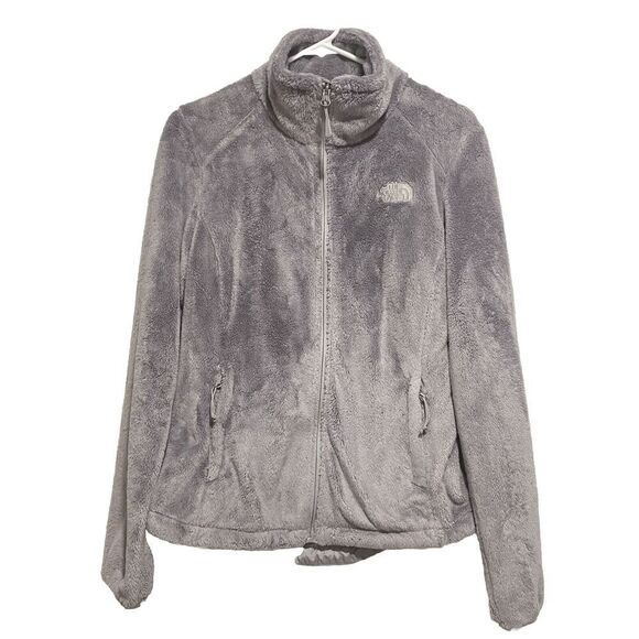 The North Face Osito Women's Small Gray Fleece Jacket Full Zip Up Gorpcore - Picture 1 of 9